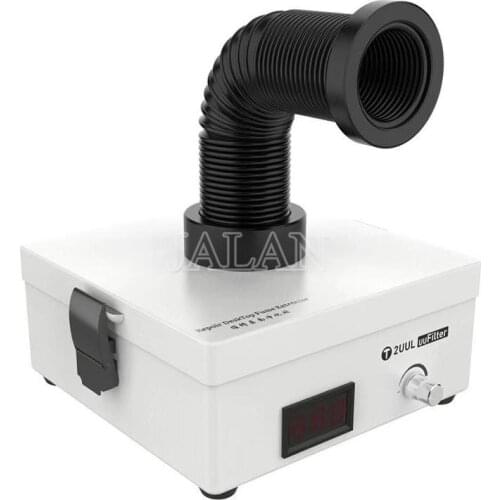 2UUL Smoking Device Fume Extractor with 3 layer filter For 11 Pro Max laser marking PCB welding repair smoke absorbing purifying
