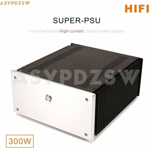 SUPER-PSU HIFI Ultra low Noise LPS 300W High current Linear power supply DC 5V/7V/9V/12V/15V/18V/19V Optional
