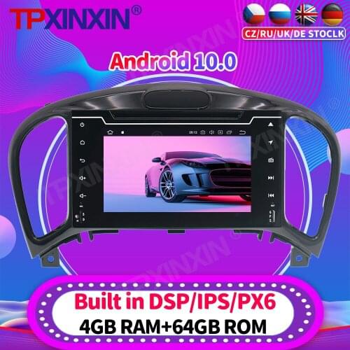 64GB Android 10.0 For NISSAN Juke 2011 - 2017 Car Radio Multimedia Video Player Navigation Stereo GPS Accessories Auto 2din dvd