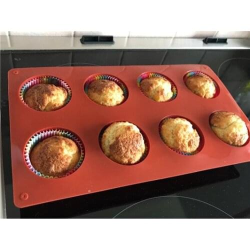 8 Lattice Round Form Cake Chocolate Silicone Mold Soap Jelly Muffin Cupcake Moulds Cake Decorating Tools DIY Baking Pastry To D5