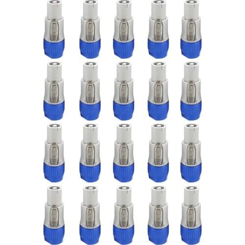 10/20PCS 250V 3 Pin Speaker Chassis Adapter PowerCon Connector NAC3FCA 20A AC Cable Speak-ON Connector Powercon Male Plug