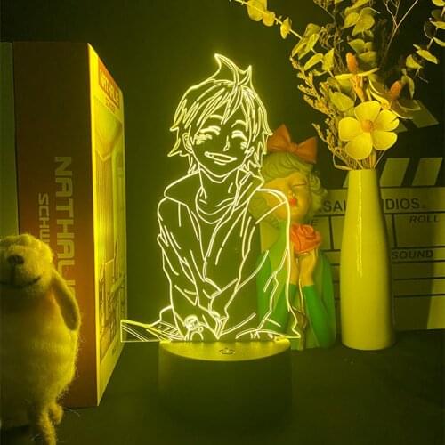 Anime Night Light Haikyuu Tadashi Yamaguchi for Bedroom Decor Nightlight Kids Child Birthday Gift Manga 3d Lamp Yamaguchi Haikyu