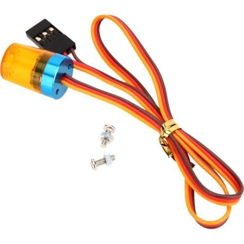 AX-510Y RC Circular Bright Police Car LED Light with strobing-blasting Flashing fast-slow Rotating Mode