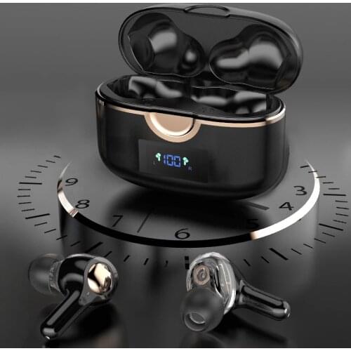 Wireless Bluetooth Earbuds With 4 Microphone LED Display Sports Waterproof Headphone HiFi Bass Stereo Noise Cancelling Headphone