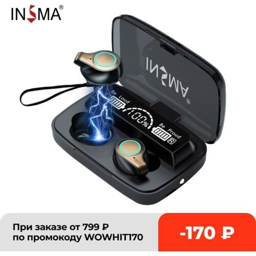 Bluetooth 5.1 Wireless Headphones with Mic Sports Waterproof TWS Bluetooth Earphones Touch Control Wireless Headsets Earbuds