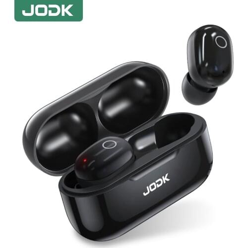 JODK Mini Bluetooth Earphones TWS 5.0 Touch Control Wireless Headphones Stereo Sports Waterproof Earbuds Headset with Microphone