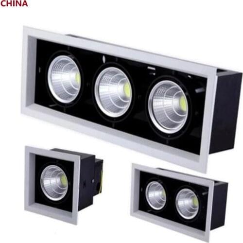 Double Dimmable Led downlight Spot Light 10w 20W 30W ac85-240V ceiling recessed Lights Indoor Lighting