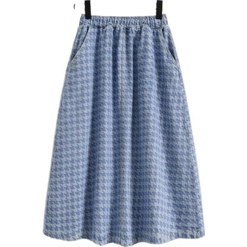 Fairynatural Denim Skirts For Women