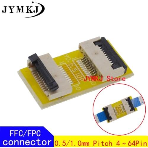 FPC FFC Flexible Flat Cable Extension Board 4 6 8 10 12 14 20 30 40 45 50 54 60PIN AWM 20624 20706 20861 105C 60V VW-1 Connector