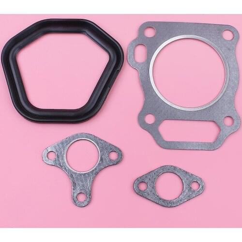 Cylinder Head Valve Muffler Manifold Gasket Set For Honda GX270 9HP GX 270 Mower Engine Tool Part