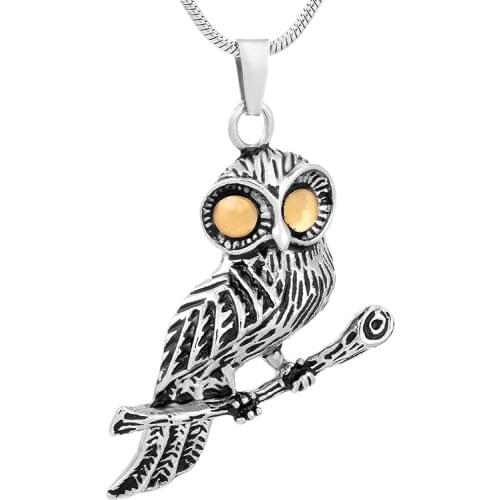 Ijd9757 Cremation Urn Pendant Necklace Shadow Black Animal Urn Memorial Keepsake Ash Holder for Pet/Human Fashion Jewelry