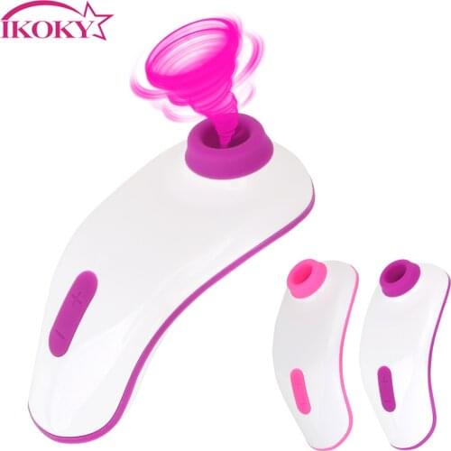 IKOKY Sucker Vibrator For Clitoris Nipple Female Masturbator Sex Toys For Women Adults Products Vacuum Suction Vibrator 10 Modes
