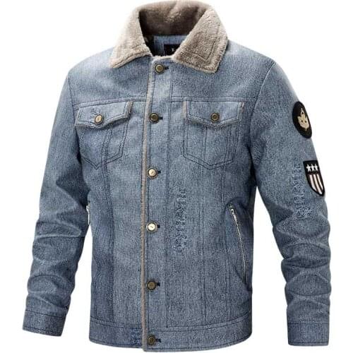 Mcikkny Men Winter Fleece Lined Leather Jackets Fur Collar Motorcycle Outwear Coats For Male Tops Size XL-3XL Windbreak