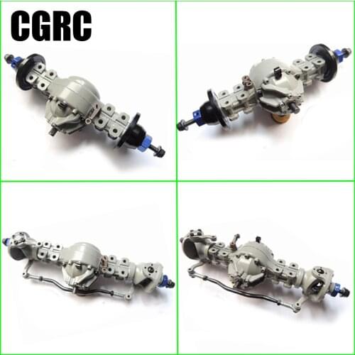 Metal Front Rear Through Bridge Steering Axle Car Lock Differential for 1/14 Tamiya RC Truck SCANIA AROCS MAN VOLVO Dumptruck