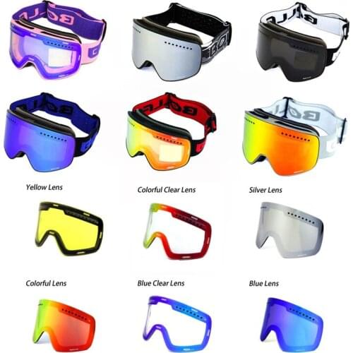 Ski goggles motorcycles goggle double layers UV400 anti-fog big ski mask glasses skiing snow men women snowboard goggles