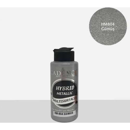 Cadence Multisurface Hybrid Hybrid Paint 804-Metalik Silver 120ml