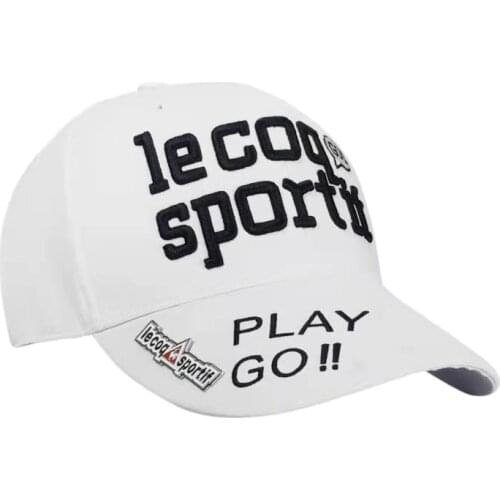 New High Quality Unisex Mark Golf Hat White Baseball Cap Embroidered Outdoor Sports Golf Cap Free Shipping