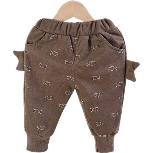 Casual Childrens Pants Boys and Girls Leggings Newborn Baby Mid-waist Trousers Clothing Cotton Girls Harem Pants