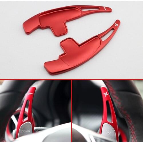 Steering Wheel Gear Shift Paddle Extend For Mercedes AMG A45 C63 E63 S63 S65 CLA45 GLA45 ML63 W204 C204 W212 W221 X156 W166 Red
