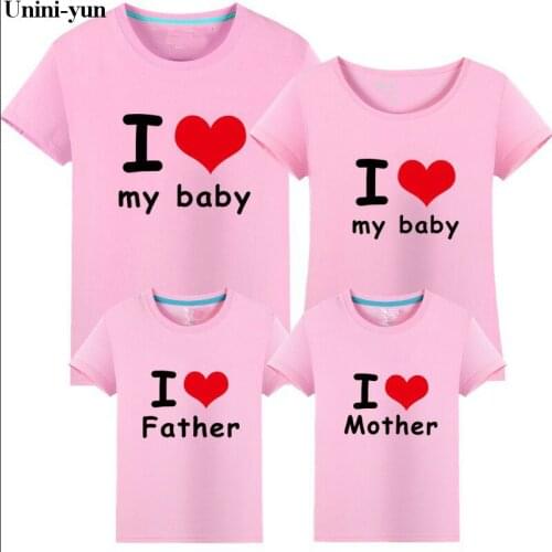 Unini-yun 2018 summer Kids Baby Girls Womens Mom Daughter Family Matching T Shirts Clothes Tee Tops baby summer t shirt tops tee