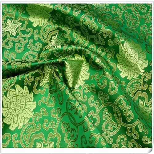 90x50cm Brocade Silk Fabric Damask Jacquard Apparel Costume Upholstery Furnishing Curtain Clothing Material patchwork