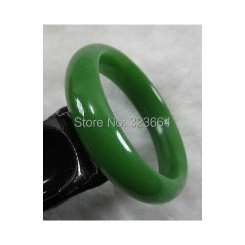 100% Chinese handwork nature xinjinghetian hetian green bracelet 60mm