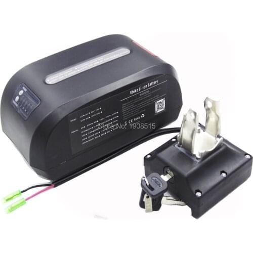 EU US tax included frog battery pack 36V 10.4Ah 11.6Ah 12Ah 13.6Ah 14Ah 250W 350W folding ebike battery with charger