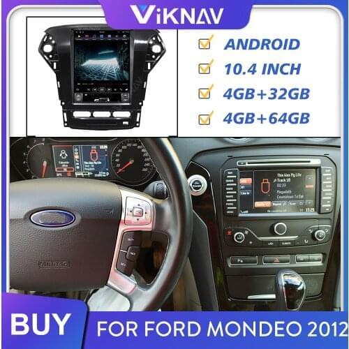 Android car radio for Ford Mondeo Fusion mk4 2012 auto stereo receiver multimedia player GPS navigation head unit video player