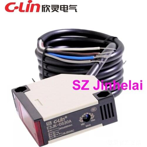 C-Lin E3JK-DS30A Authentic original Photoelectric switch AC90-250V