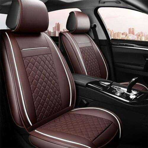 Leather Car Seat Covers for Renault Arkana Megane 4 Kangoo Logan 2 Duster Logan Laguna 2 Espace Twingo Kaptur Seat Cushion Cover