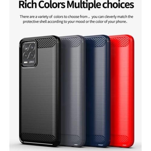 Carbon Soft TPU Shockproof Cover Case for Realme 8 7 Pro 7i C17 C11 C21 Narzo 20 Pro 6 Pro 6 6i Cover Silicone Real me 8 Pro Cap