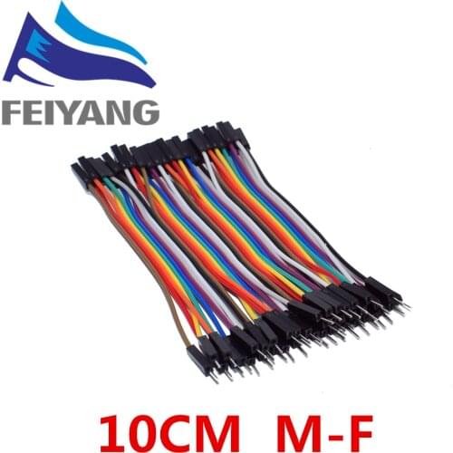 Dupont line 10cm male to male + male to female + female to female jumper wire Dupont cable