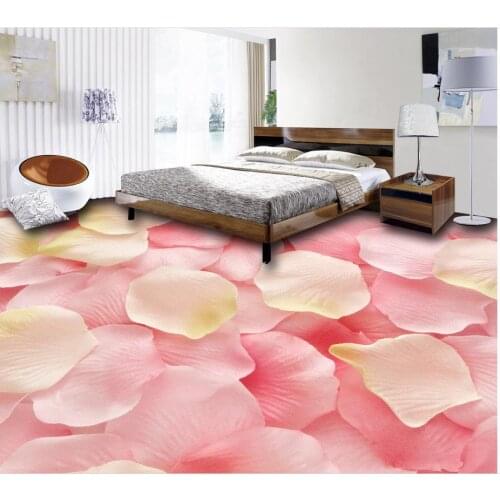Photo wallpaper mural floor stereoscopic 3D floor bedroom PVC waterproof floor Home Decoration