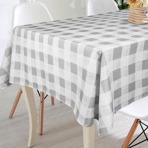 Geometric Table Cloth Tablecloth Plaid Table Cover Party Table Cloth for Home Kitchen Table Decoration Mantel Home Textile