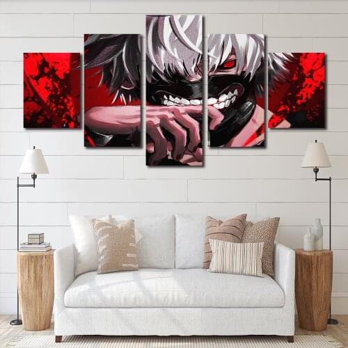 Canvas Painting Tokyo Ghoul Posters and Prints Wall Art Japan Anime Picture for Living Room Decor No Frame