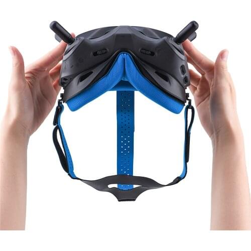 Eye Pad with Head Strap Replacement Band Face Mask Pad Set for FPV Goggles V2 Faceplate