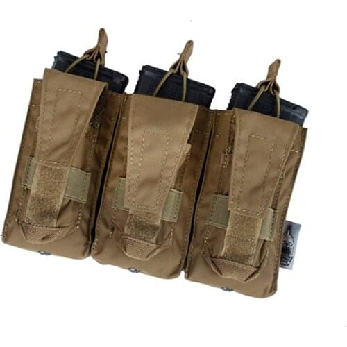 TMC NEW Molle Triple Kangaroo 5.56 M4 MAG Pouch Bag for Tactical Vest Front Panel