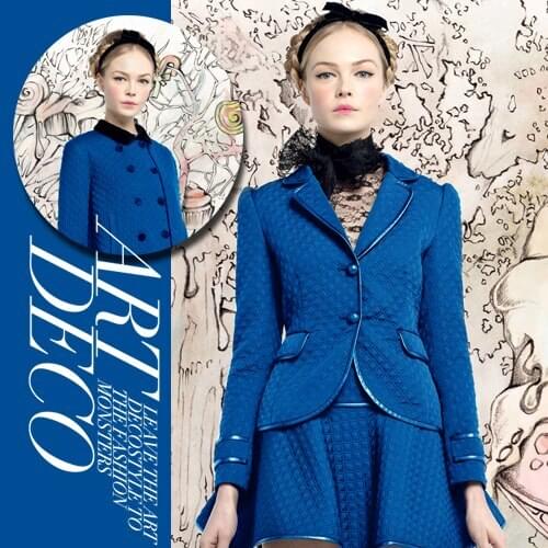 New Process thick quilted design fashion fabric wholesale high quality cotton cloth