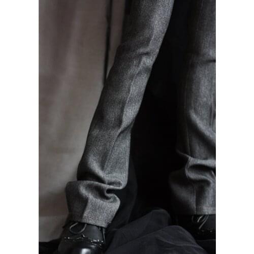 BJD Doll clothes suitable for 1-31-4 uncle trousers dark silver light repair leg suit pants doll accessories