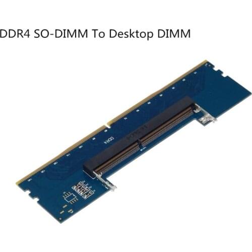 Professional Laptop DDR4 SO-DIMM To Desktop DIMM Memory RAM Connector Adapter Desktop PC Memory Cards Converter Adaptor