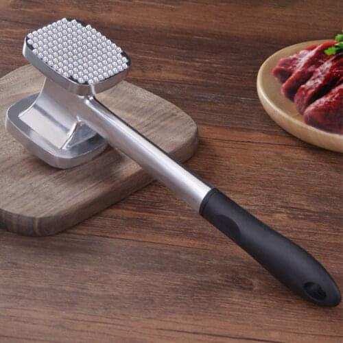 Aluminium Alloy Meat Tenderizer Meat Tools Double Side Steak Beef Chicken Hammer Metal Mallet Kitchen Cocina Tools Accessories