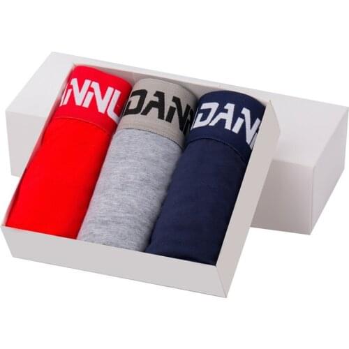 3Pcs/Lot Cotton Boxershorts Men Comforable Panties Set трусы мужские боксеры Gay Sexy Underwear Man Boxer 10Style Standerd Ship