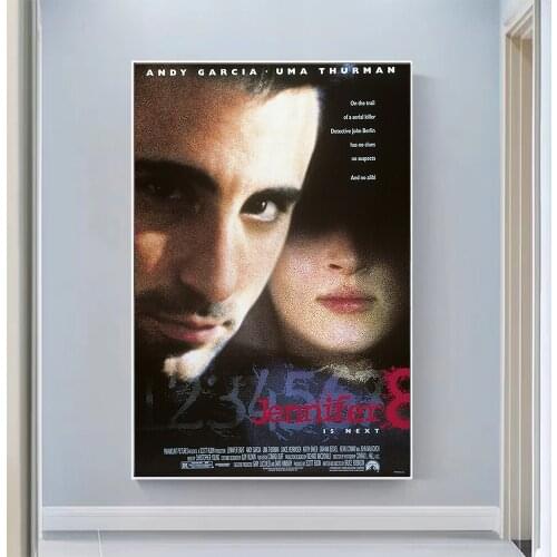 V0760 Jennifer 8 (2) Vintage Classic Movie Wall Silk Cloth HD Poster Art Home Decoration Gift