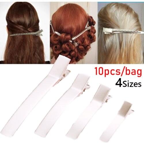 10Pcs/set Wide Mouth Crocodile DIY Hair Clips for Women Girls Hairpins Metal Barrettes Salon Hair Styling Tool Hair Accessories