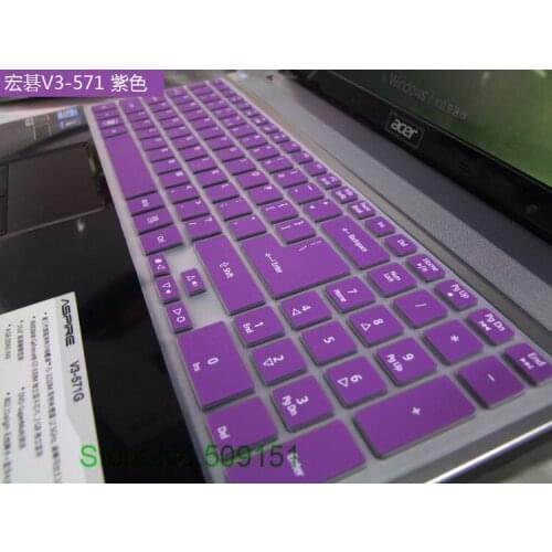 15.6 Silicone Keyboard Protector Cover Skin for Acer Aspire E5-511G E15 ES1-512 VN7-791G extensa 2508 ES1-531 EX2519 EK-571G