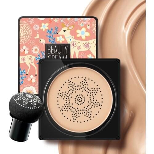 1pcs Mushroom Head Air Cushion BB Cream Liquid Foundation Concealer Isolation Moisturizing Brighten Skin CC Bar Beauty Cream