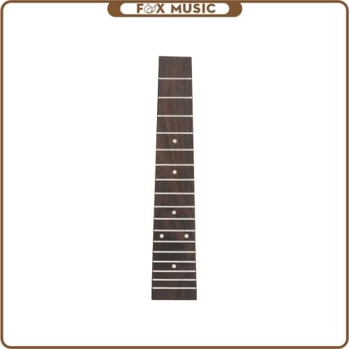 23 Inch Concert Ukulele Fret Finger 17 Frets Ukulele Fretboard Notes Rosewood Fingerboard w/ White Dots Inlay