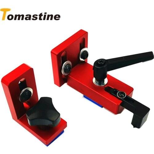 30/45 Type DIY Woodworking Track Stop T-Slot Miter Stop Tool Aluminium