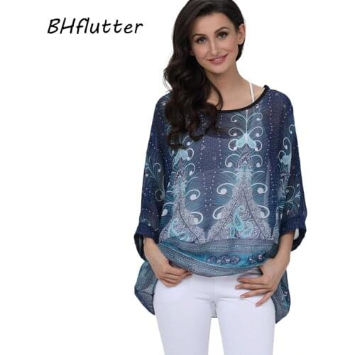 BHflutter Womens Chiffon Blouses