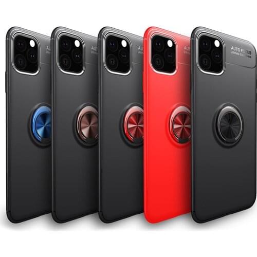 Case For Samsung Galaxy S20 Ultra S20 S10 S9 S8 Plus S10E Note 10 Plus Note 9 Note 8 finger ring stand holder magnet Soft case